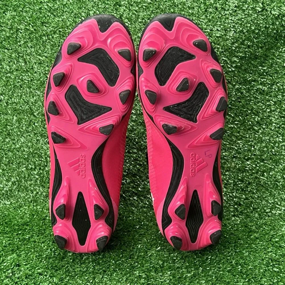Adidas X Speedportal 4 FGX Soccer Cleats Men's US 7 / EU 39.5 Pink & Black Boots